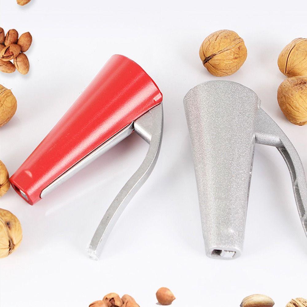 Solighter Walnut Cutter Clamp Portable Alat Dapur Nutcracker Pembuka Bentuk Corong