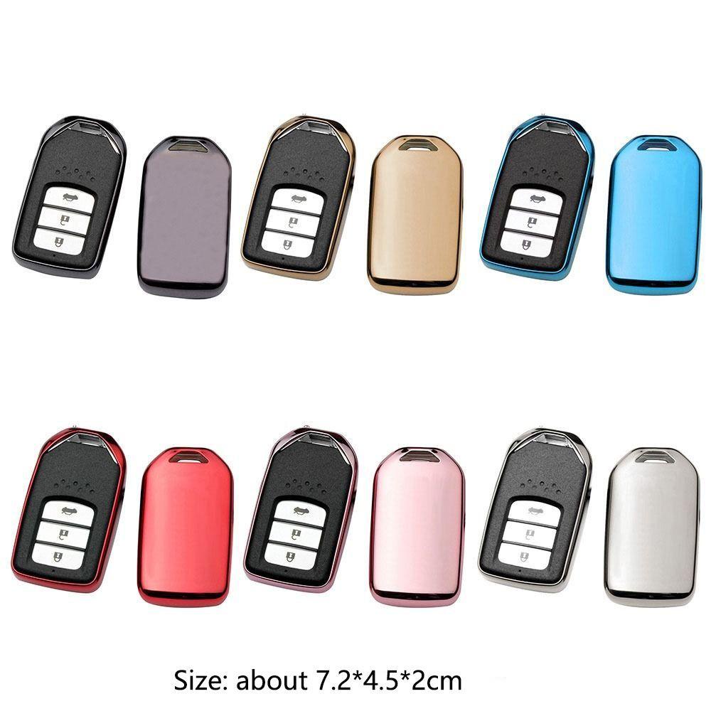 Top Remote Key Case Soft TPU Pelindung Kulit Key Fob Cover