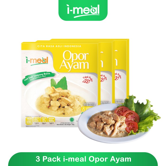 

I-Meal Paket Opor Ayam Isi 3 Siap Saji