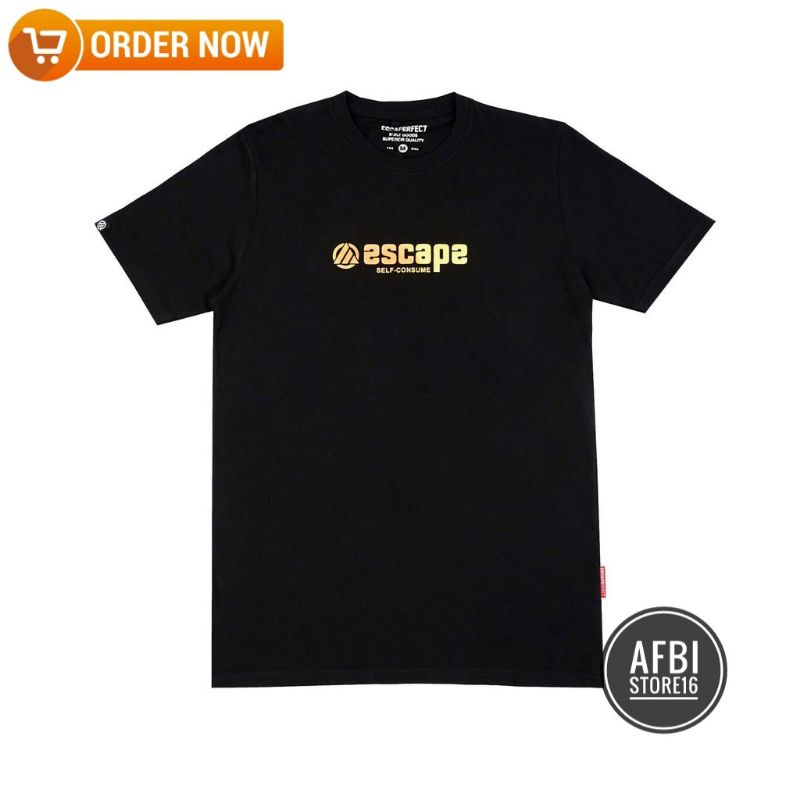 [ COD ] TSHIRT BAJU KAOS DISTRO ESCAPE PERFECT GOLD / KAOS DISTRO PRIA WANITA DTF