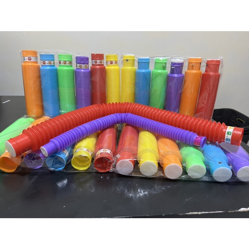 Mainan Anak Light Up Pop Pipes / Mainan anak Murah Lampu LED Harga 1 pc