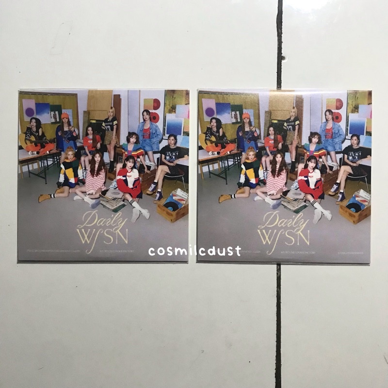 [ready stock] wjsn daily wjsn lp coaster only