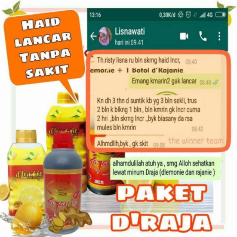 

PAKET D'RAJA FAMILY 2 D'LEMONIE+RAJANIE