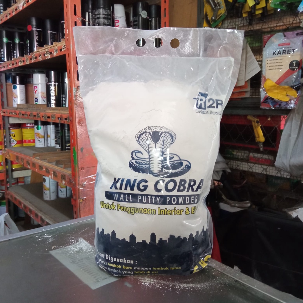KING COBRA WALL PUTTY POWDER / DEMPUL TEMBOK SERBUK 5KG