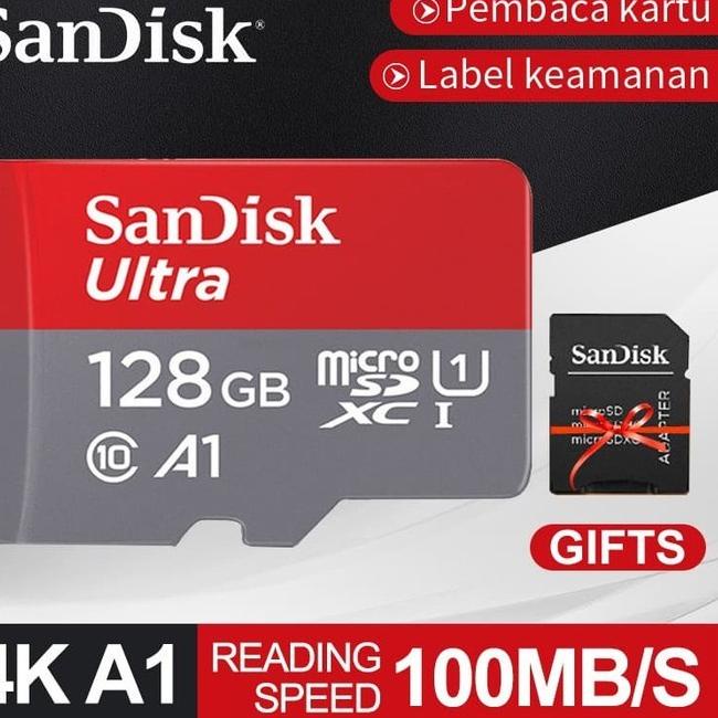 SanDisk Ultra 32GB/64GB/128GB Kartu Memori Memory Card Microsd - 32GB - 32 gb