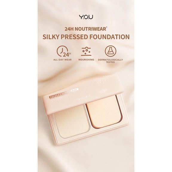 YOU NoutriWear+ Silky Pressed Foundation Y.O.U