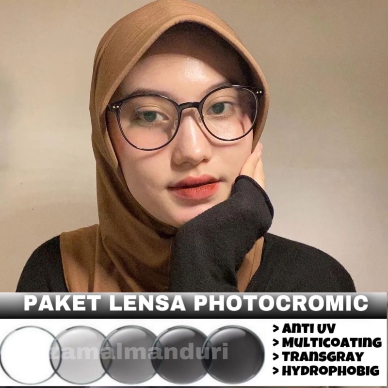 kacamata photocromic 1744 frame lentur