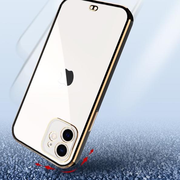 Soft Case Silicone Transparan Iphone X XS XR XSMAX MAX full cover - DARK BLUE, IP XS