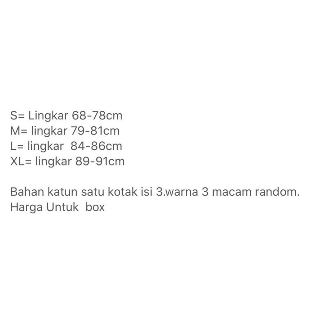 JH Celana Dalam GT Man GMY dan GMX Termurah (PER BOX ISI 3PC)