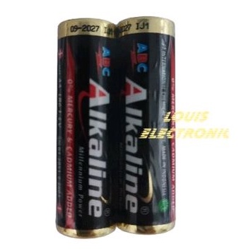 Baterai Batre Batery Alkaline ABC AA A2 1.5 Volt ORIGINAL ( 2 Pcs )