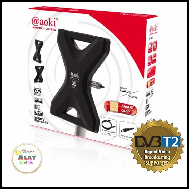 Aoki Antena In/Outdoor Digital Dvb-T2 Boster Aoki At5000