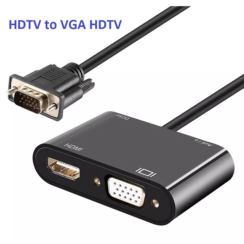 VGA to HDMI VGA Splitter VGA to HD Converter Adapter