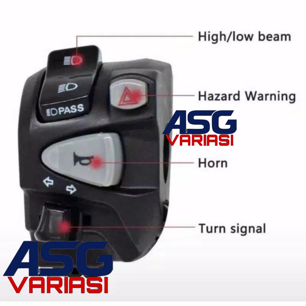 SAKLAR KIRI NMAX PNP PCX ADV VIXON SONIC SATRIA FU R25 BEAT SCOOPY BEAT DLL SAKLAR KIRI MOTOR UNIVER