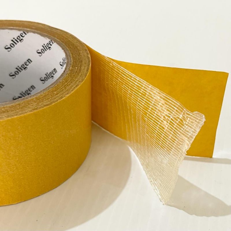 {DS} Solatip Double Tape Kain Dua Sisi / Double tape Mesh kain tanpa bekas