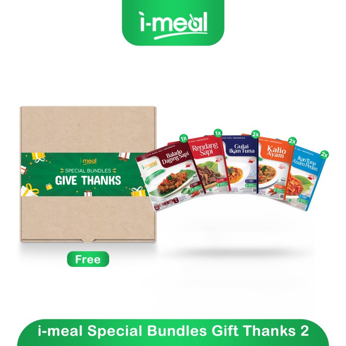 

I-Meal Special Bundles Gift Thanks 2