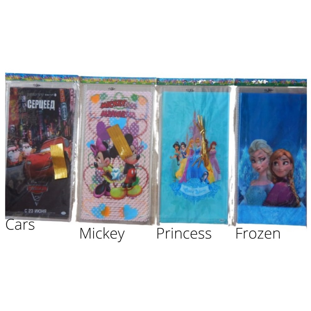 

Goodie Bag Plastik Middle/ Plastik Souvenir/Plastik Ultah/Plastik Ultah animasi karakter