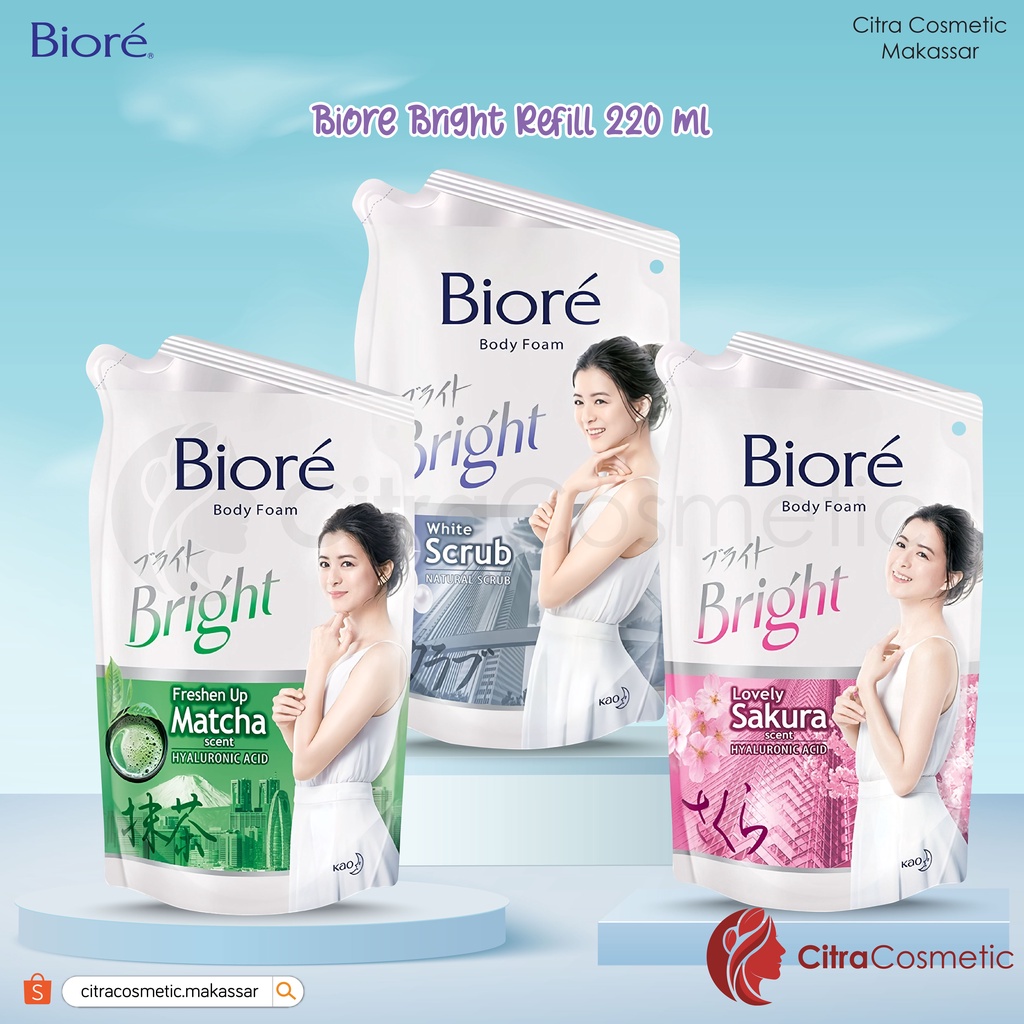 Biore Body Foam Bright Refill Series