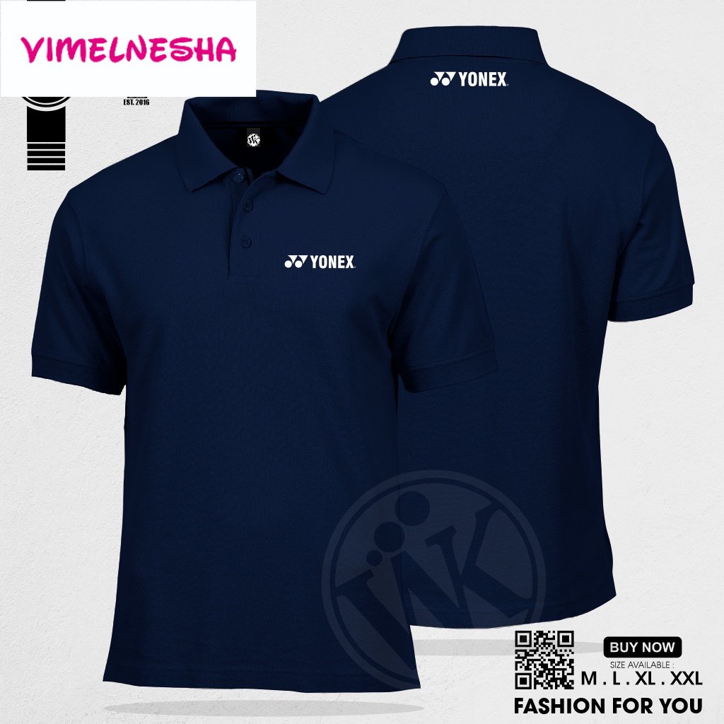 Kaos Kerah Poloshirt Yonex Logo Badminton bulutangkis