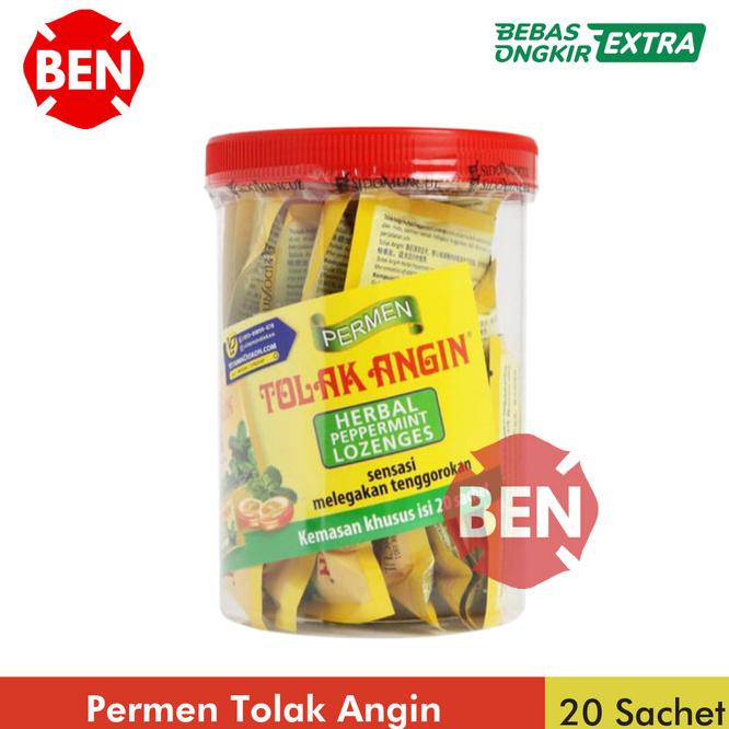 

Discount Permen Tolak Angin 1 Toples Peles 20 Sachet / Herbal Sido Muncul /PERMEN LUNAK/PERMEN VIRAL/PERMEN MILO/PERMEN YUPI/PERMEN JADUL/PERMEN KARET