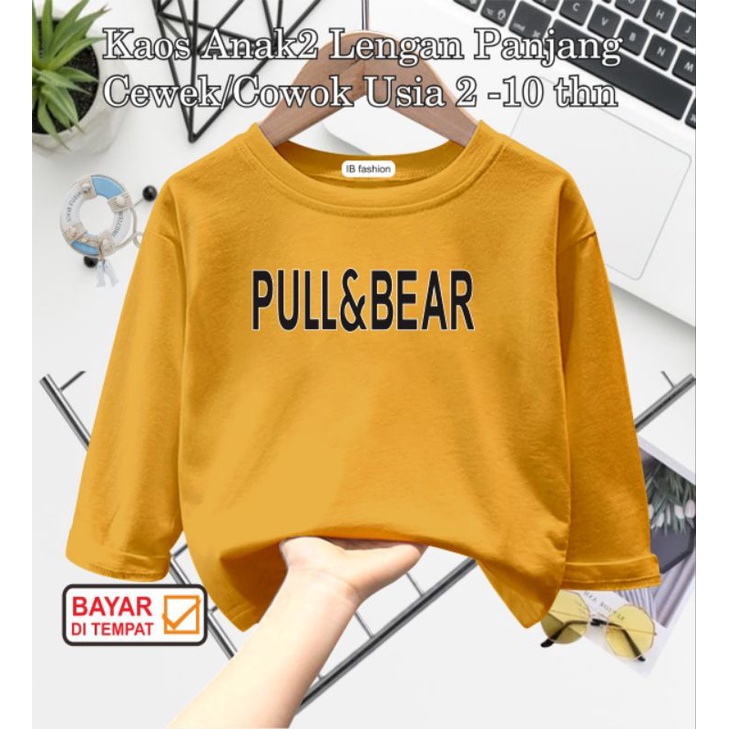 ((IB))KAOS ANAK2 UNISEX PANJANG/8ULL&amp;B34R DIGITAL SABLON
