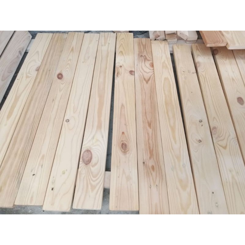 Kayu Pallet Jati Belanda 120 × 7,5 × 1,5 Full Vernish Papan Palet