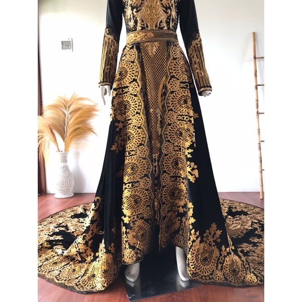 Kebaya pengantin bludru/kebaya manten/kebaya Sanghai