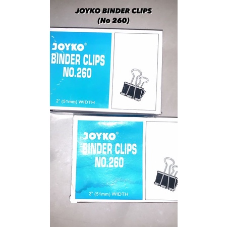 

joyko binder clips no 260