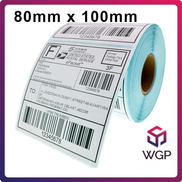 

HOT SALE LABEL THERMAL 80 X 100 mm KERTAS STICKER DIRECT THERMAL 80x100 mm