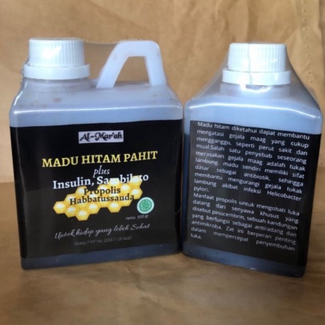 madu hitam pahit 500 g