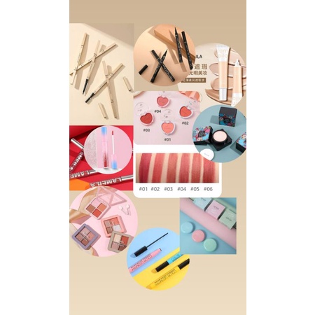 Paket Makeup/Grosir/Hanasui Murah/Scarlett/Eye Brow/Eye Liner/Concealer/Foundation/Blush On/Lip Matt