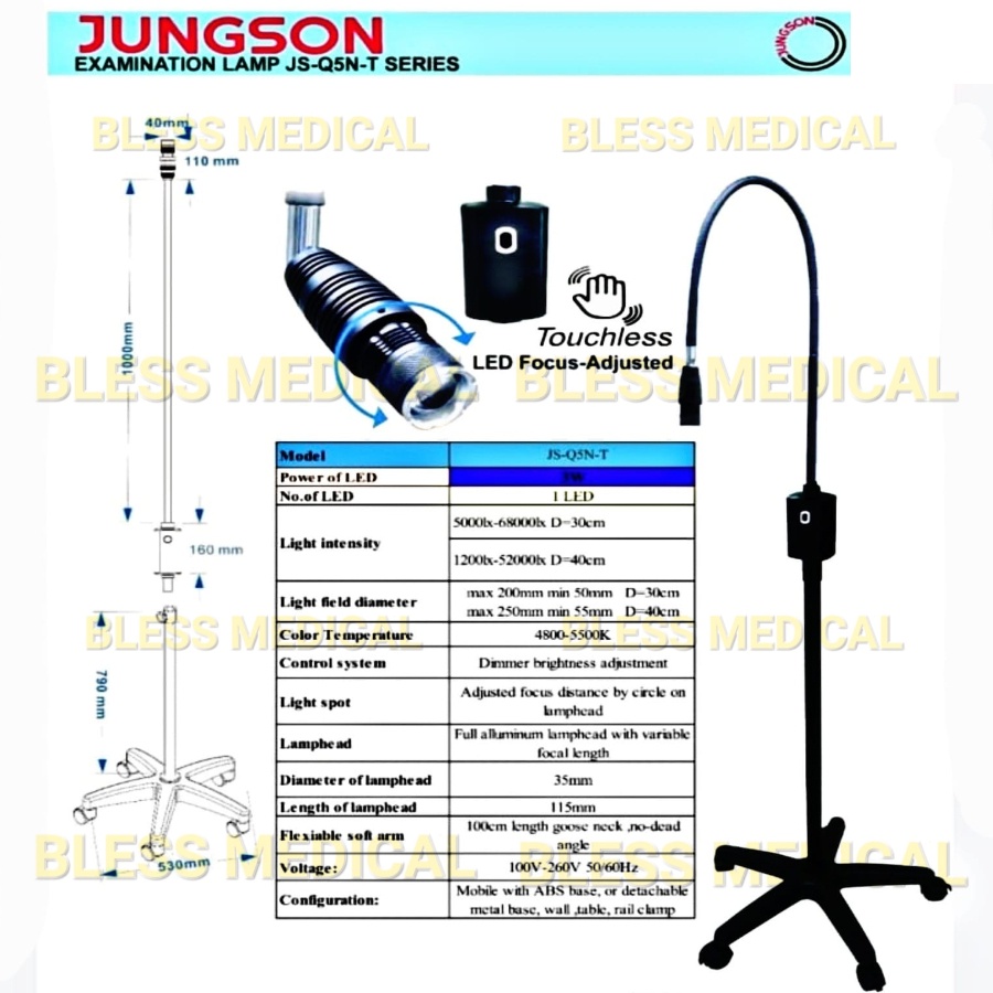 Lampu Periksa/Tindakan Examination Lamp Jungson LED JS-Q5N