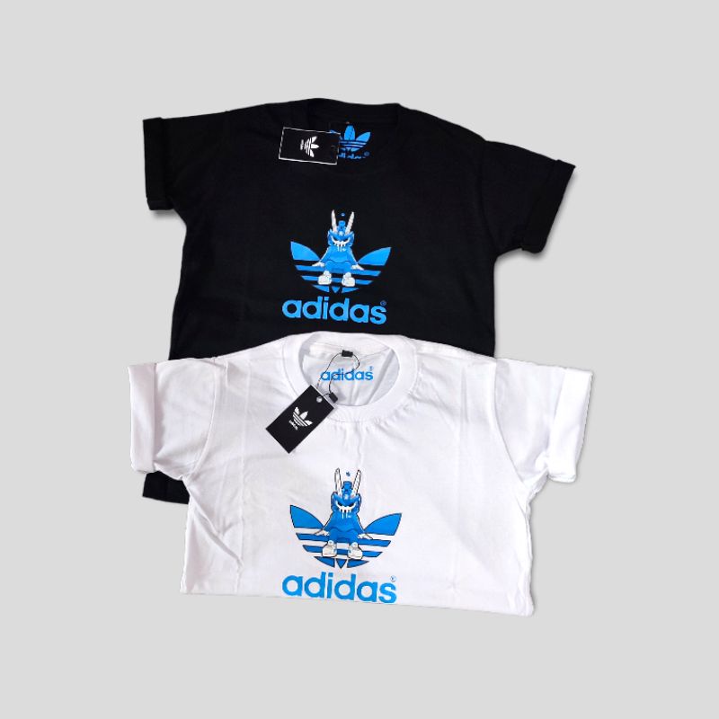 baju anak anak kaos anak adidas robot katun combed 24s super soft handfield.