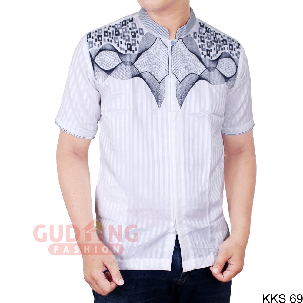 Baju Muslim Pria Terbaru Katun Krem – KKS 25