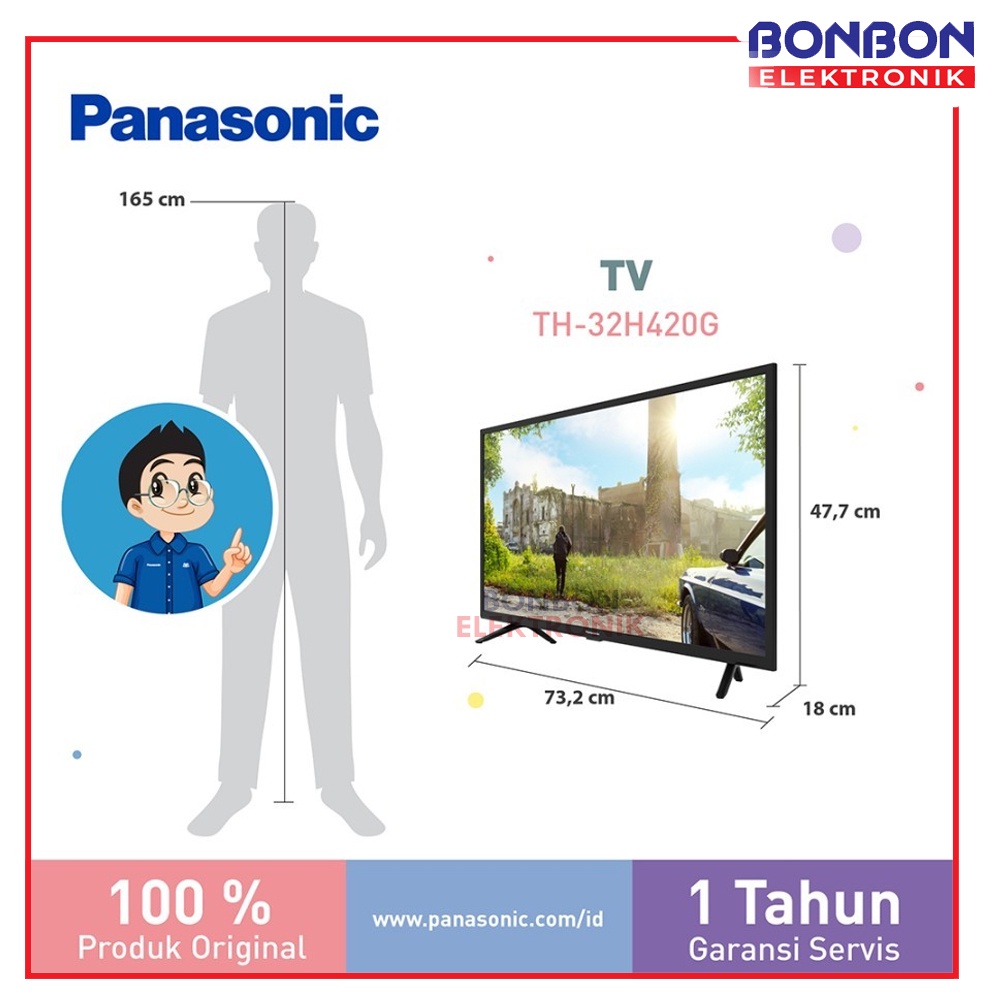 Panasonic LED Digital TV 32 Inch TH-32420G DVB-T2 32H420 HD Ready