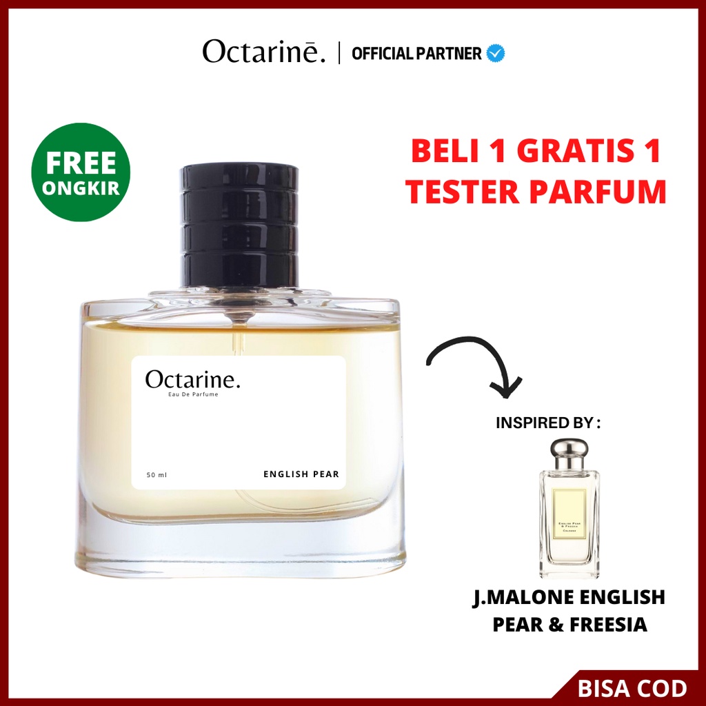 Octarine - Parfum Wanita Pria Tahan Lama Aroma fruity segar Inspired By ENGLISH PEAR | Parfume Farfum Perfume Minyak Wangi Cewek Cowok Murah Original