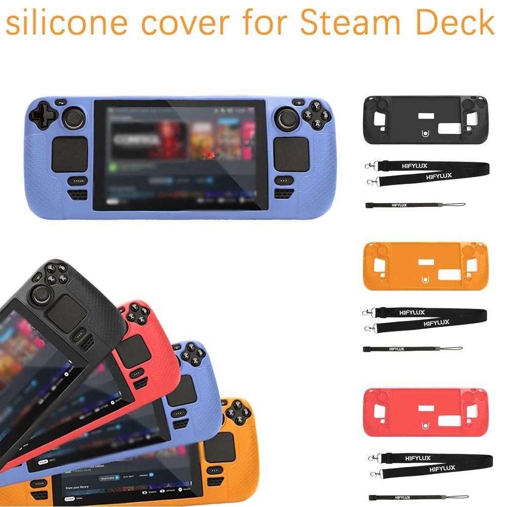 Top Game Console Cover Gamepad Lanyard Aksesoris Gaming Soft Shell Untuk Steam Deck