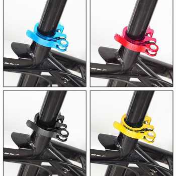 Seat tube clamp Kunci Penjepit Saddle Sadel Jok Sepeda Quick Release 34.9mm / Clamp Klem Penjepit Pengunci Tiang Sadel Sepeda Berkualitas Awet Murah / Clamp Penjepit Pengunci Dudukan Tiang Sadel jok Sepeda / Clam Klem Kunci Penjepit Sadel Aksesoris Sepeda