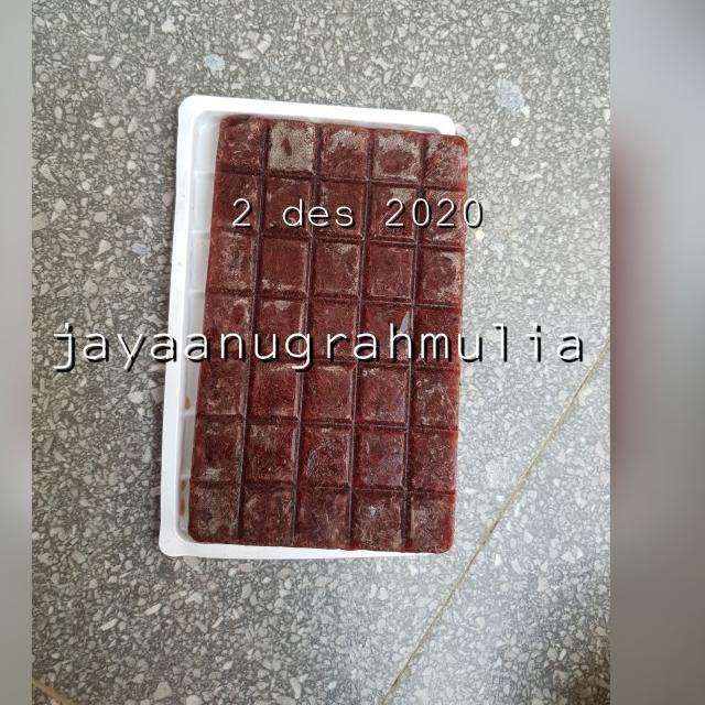 cacing beku cabek tray 1kg kiloan cabek murah lempengan
