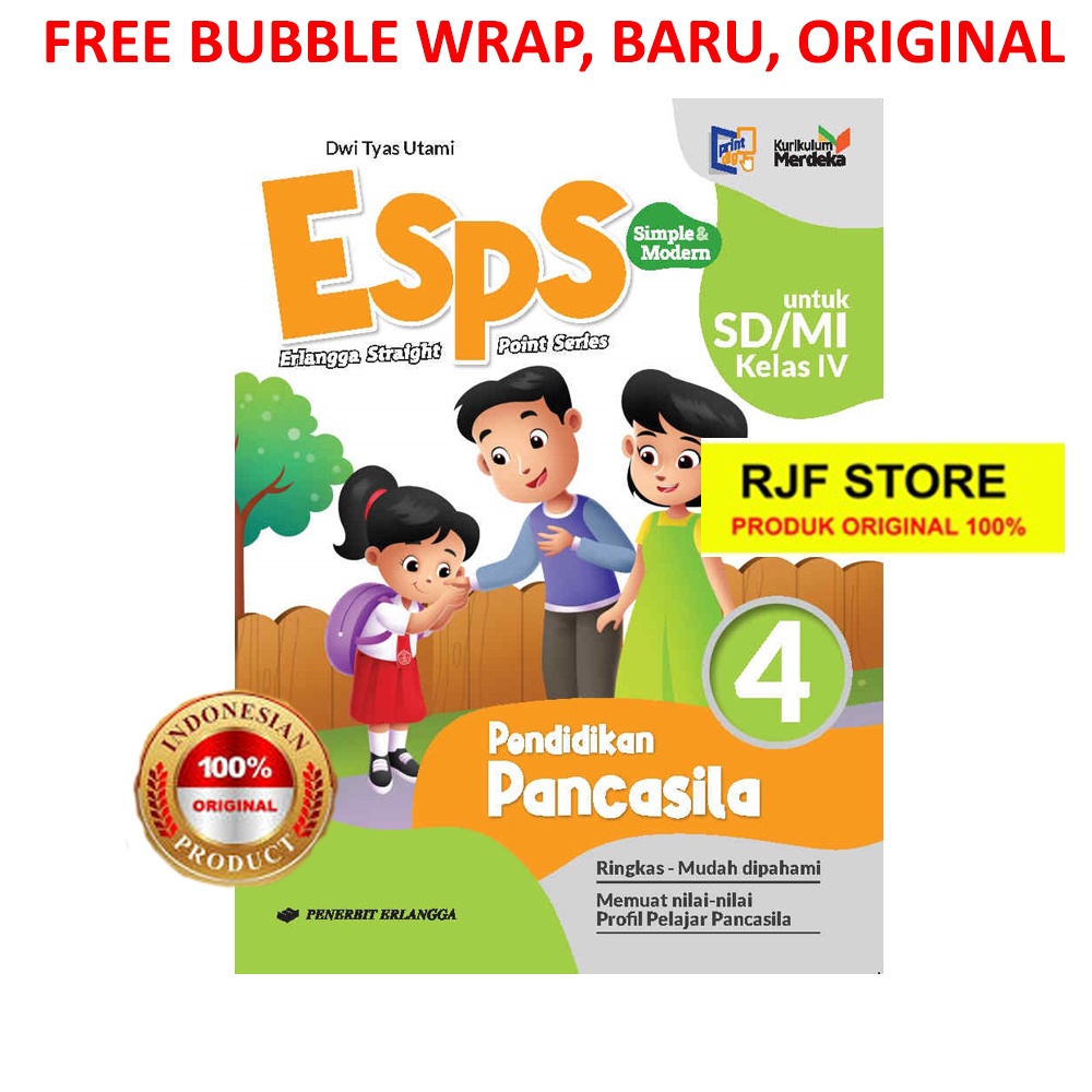 Jual Esps Pendidikan Pancasila Sd Mi Kls 4 Km Shopee Indonesia