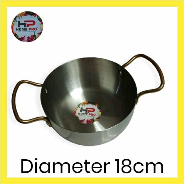 Panci Stainless Steel Home Pro 18cm