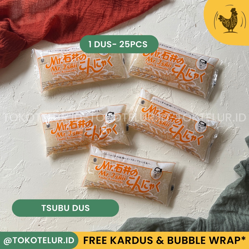 Wet Shirataki Rice (Tsubu Rice Basah) Per-dus/Carton