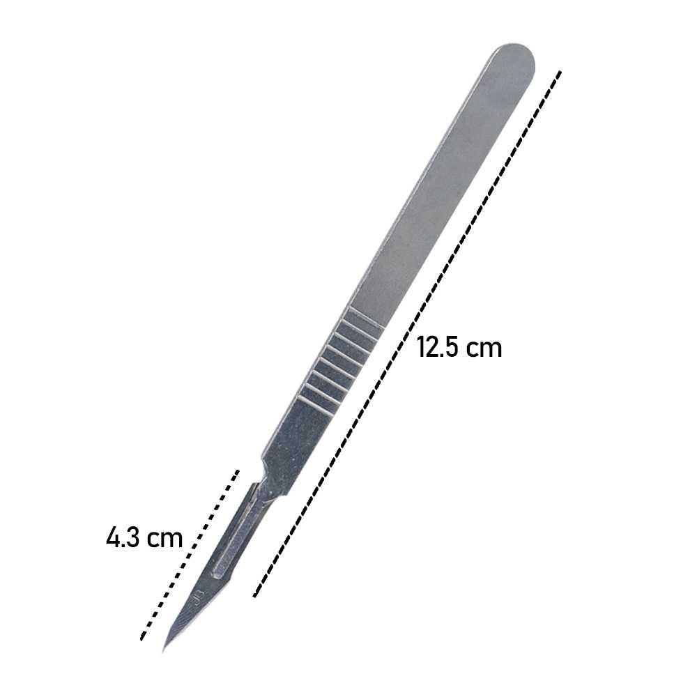 11pcs Pisau Cutter Grafting Crafting Scalpel Surgical Blades  - YY0174