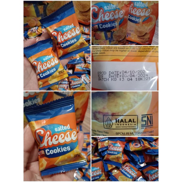 

Naraya Halal~Salted Cheese Cookies 10g/pcs Product Malaysia