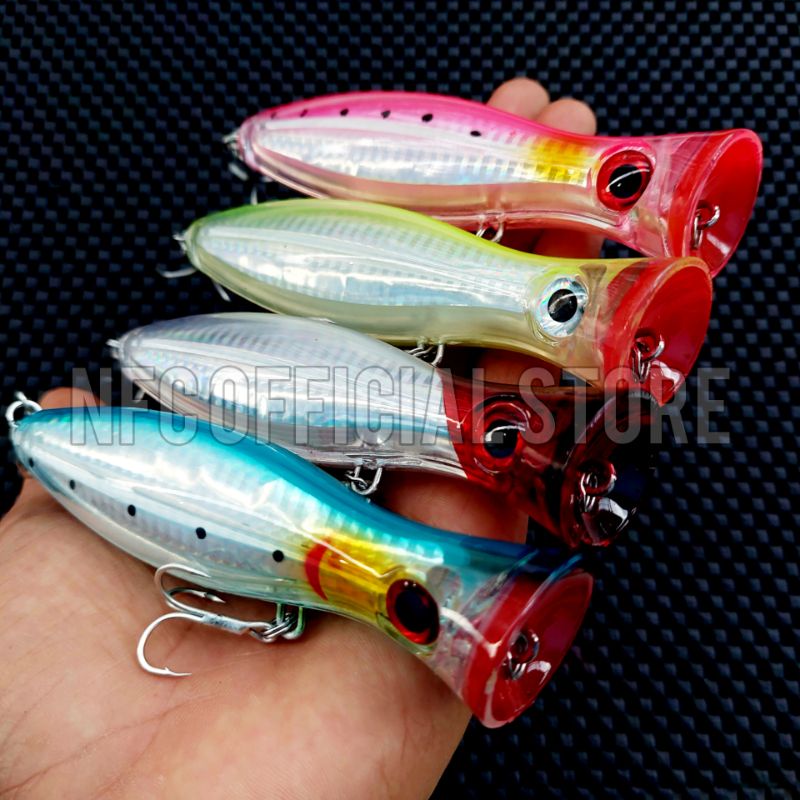 BIG Popper 12,5 cm 40 gram LONG CAST Big Mouth Mulut Besar