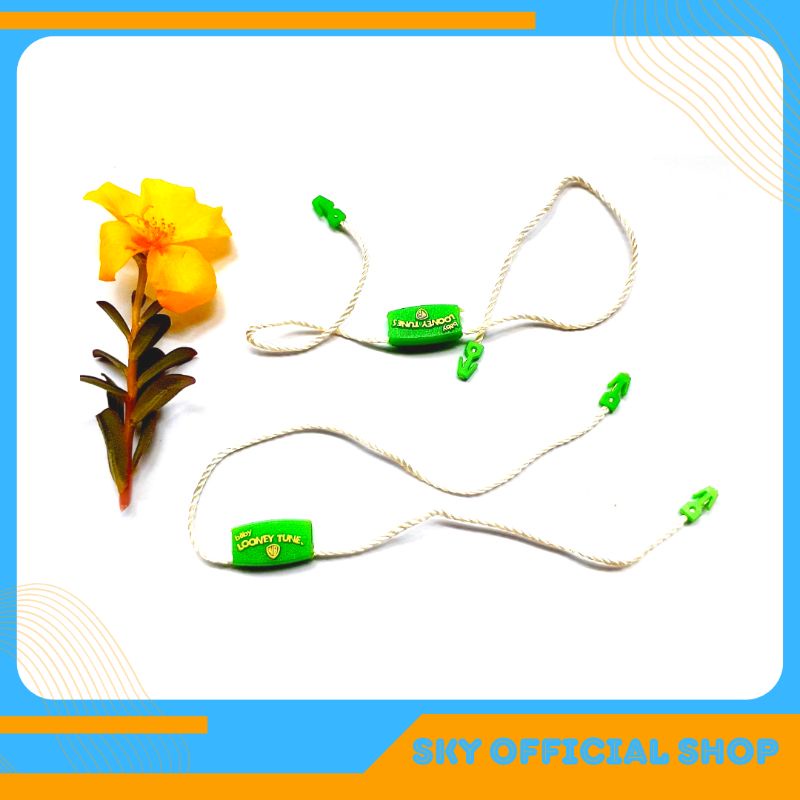 Tali Hang Tag Isi 200 pcs Gantungan Hangtag Label Lock Pin Loop Pin Stok Garment Looney