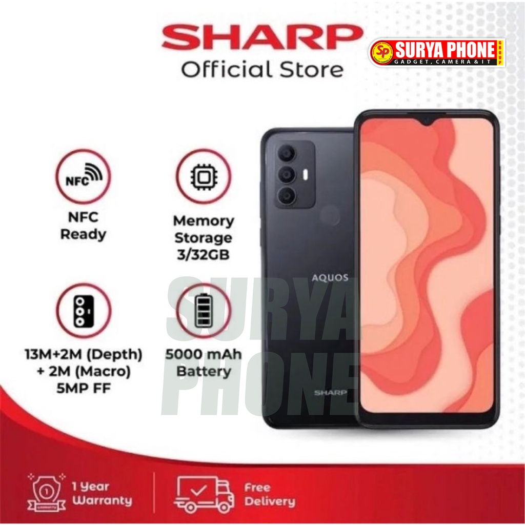 SHARP AQUOS SH-C03 V6 RAM 3GB INTERNAL 32GB 3/32 GARANSI RESMI