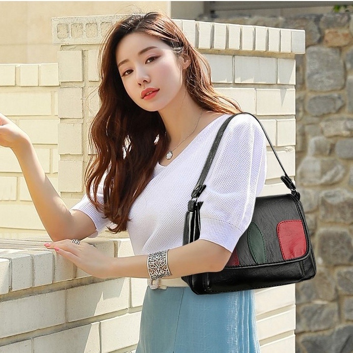 TAS SELEMPANG WANITA BRANDED KULIT HITAM PIEZO TA679B5 IMPORT KOREA SLING BAG CEWEK BAHU SHOULDER MURAH PREMIUM FASHION REMAJA KEKINIAN CASUAL BATAM PREMIUM