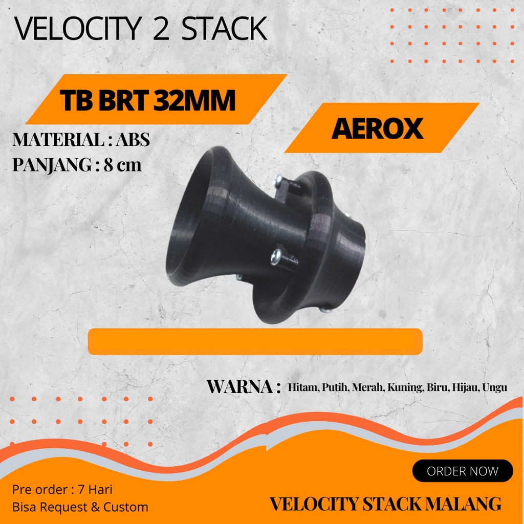Velocity 2 Stack TB BRT uk 32mm Aerox