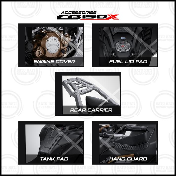 Promo (Cb150X / Cb 150 X) Honda Ori Paket Aksesoris Komplit - 5 Item