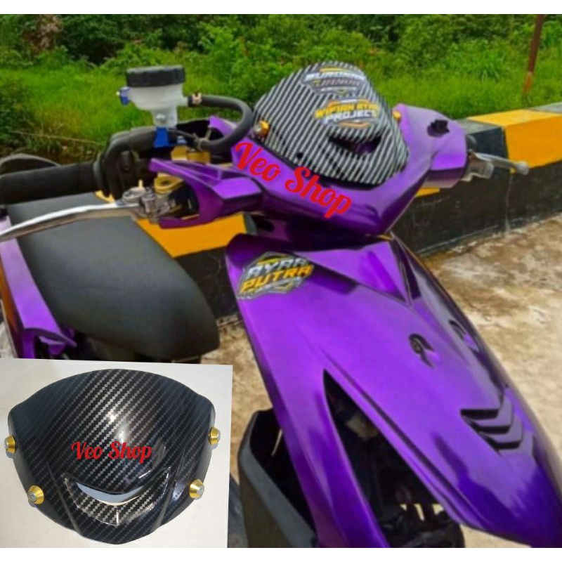 VISOR HONDA KARBU CARBU PLUS BAUT WINDSHIELD HONDA BEAT KARBU CARBU PLUS BAUT
